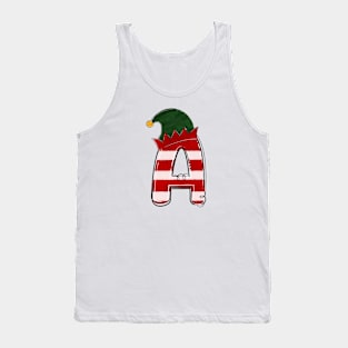 Letter A (Christmas Alphabet) Tank Top